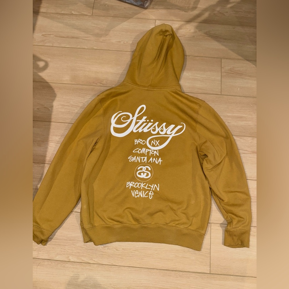 Stussy Men's Golden Brown Hoodie